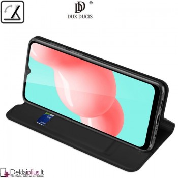 Dux Ducis dirbtinės odos atverčiamas dėklas - juodas (Samsung A32 5G) Dux Ducis dirbtinės odos atverčiamas dėklas - juodas (Samsung A32 5G)